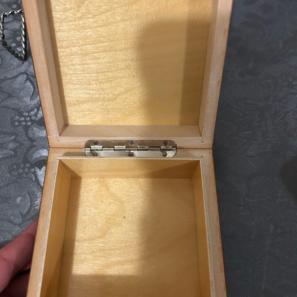 Brown and Yellow Floral Wooden Decor Accent box - Picture 7 of 7